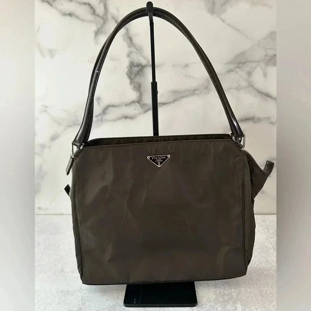 Brown Prada Tessuto Tote - Picture 3 of 12